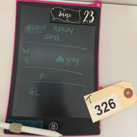 Prana Henley Raglan Dress Womens S Small Grey Cozy Up Jersey Knit Mid Sleeve - Picture 13 of 16